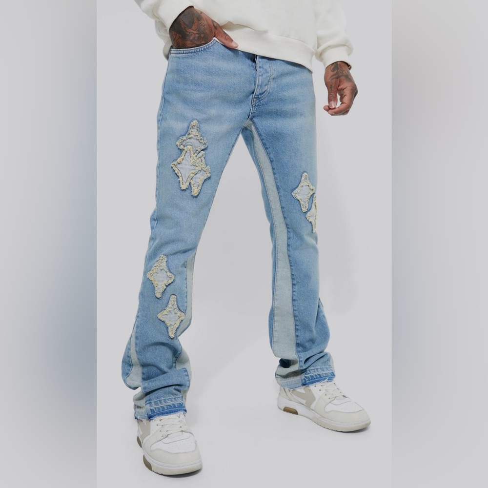 Slime flare jeans